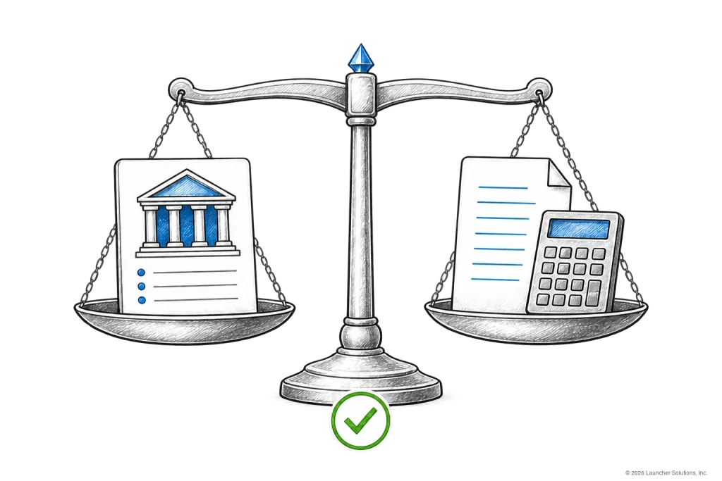 A balance weighing lending operations against regulatory requirements