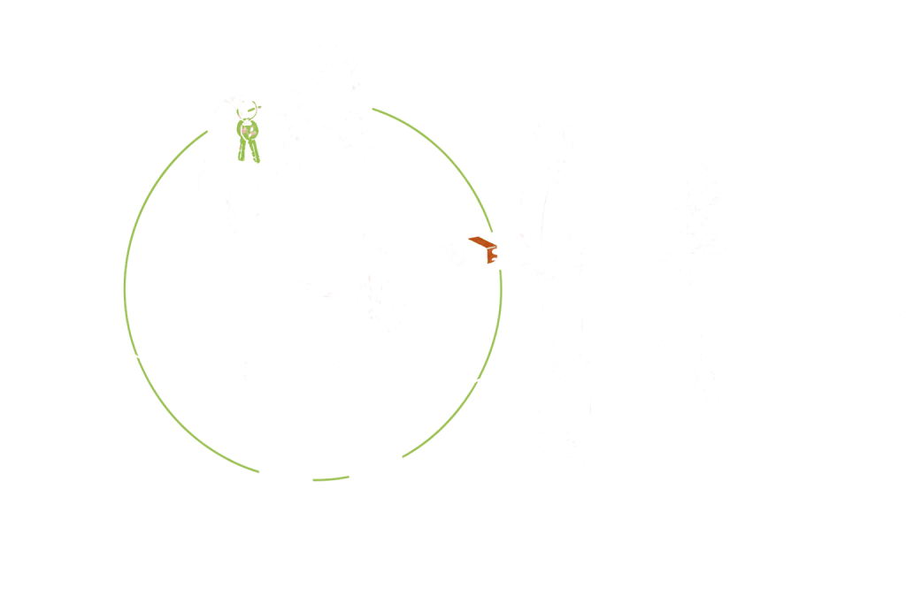 A customer holding car keys while a dealer hands over funds and a third person holds a completed document.